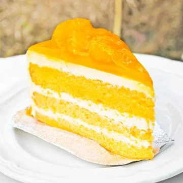 Orange cake Stock Photos