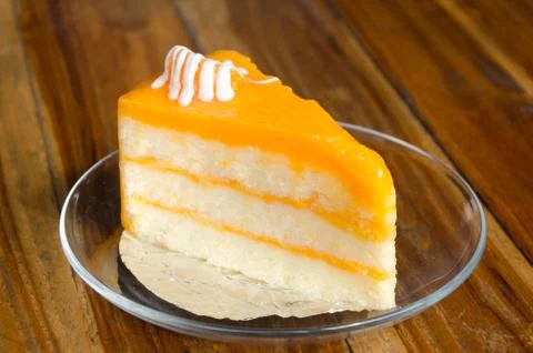 Orange cake Stock Photos