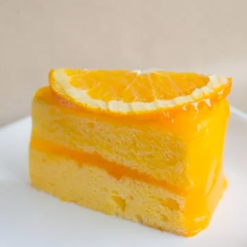 Orange cake Stock Photos