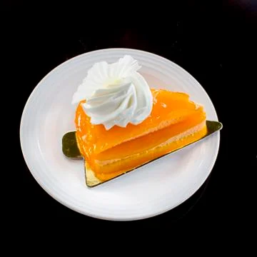 Orange cake Stock Photos