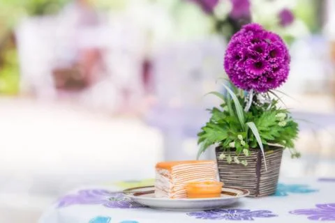 Orange cake Stock Photos