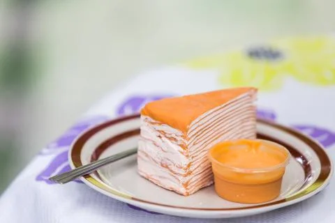 Orange cake Stock Photos