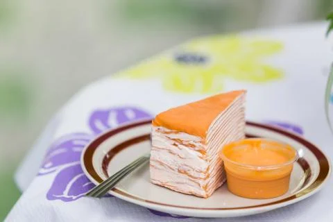 Orange cake Stock Photos