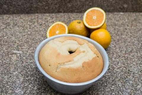 Orange Cake Stock Photos