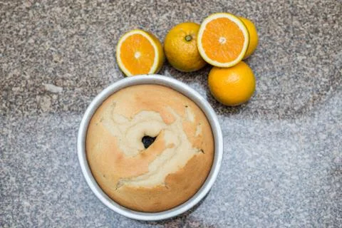 Orange Cake Foto stock