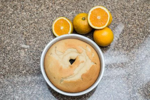 Orange Cake Foto stock