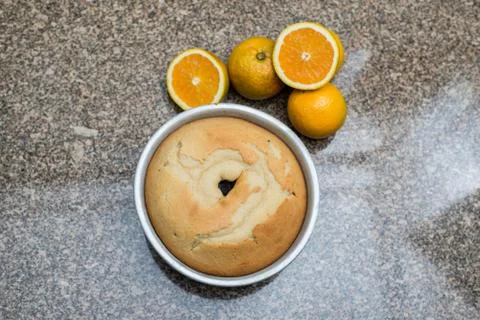 Orange Cake Foto stock