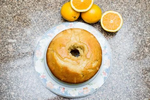 Orange Cake Foto stock