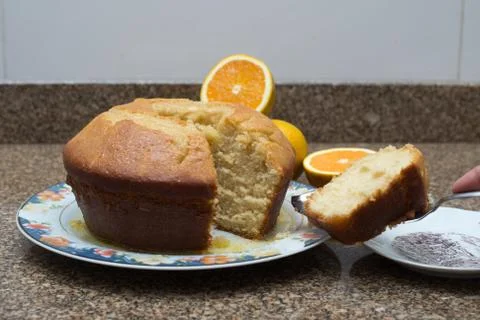 Orange Cake Stock Photos