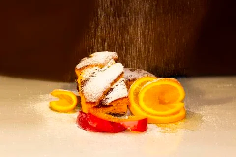 Orange cake Stock Photos