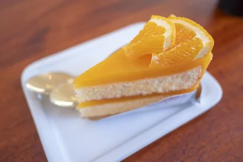 Orange Cake Stock Photos