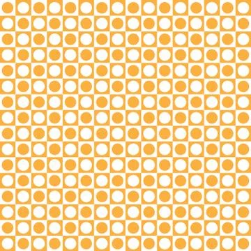 Orange candy pattern checkerboard Illustrazione stock
