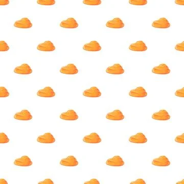 Orange candy pattern creating sweet jelly background Illustrazione stock