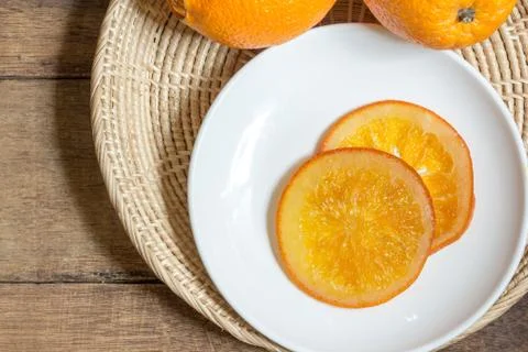 Orange candy Stock Photos