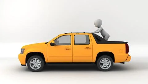 Orange car 5 Stock Illustration