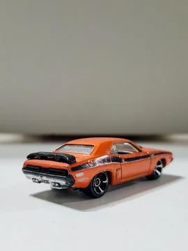 Orange Car Model Stock Photos