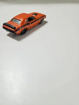 Orange Car Model Stock Photos