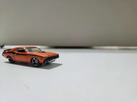 Orange Car Model Stock Photos