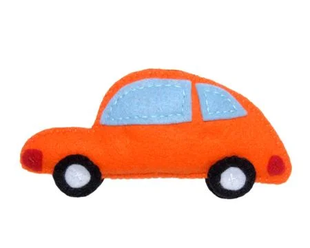Orange car Stock Photos
