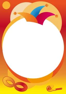 Orange carnival Stock Illustration