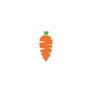 Orange carrot Stock Illustration
