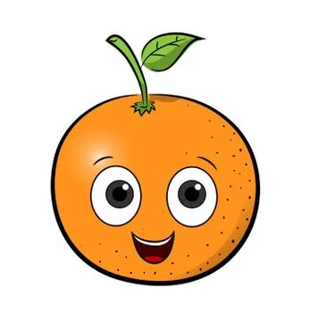 Orange Cartoon Stock Illustration