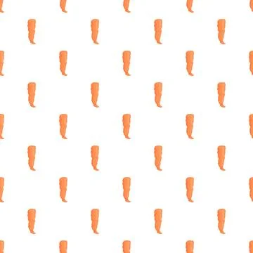 Orange cartoon legs creating a repeating pattern design Stock Illustration