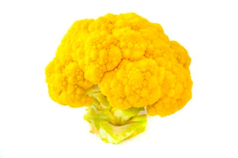 Orange cauliflower. Stock Photos