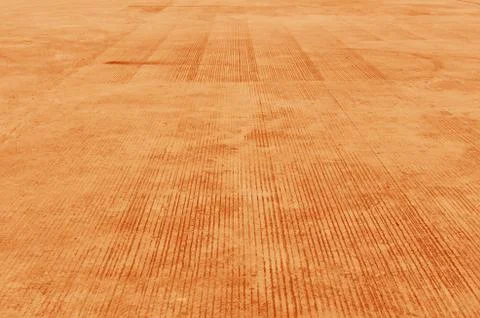 Orange cement sidewalk Stock-Fotos