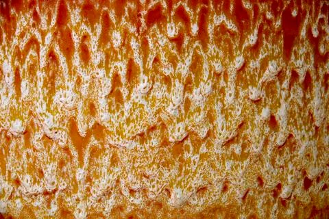 Orange ceramic texture Foto stock