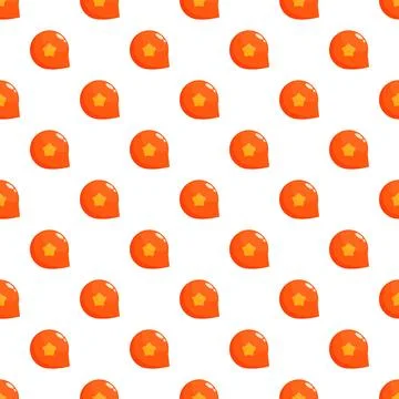 Orange chat bubble pattern with star notification Stock Illustration