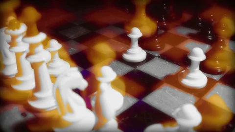 Orange Chess Close Up Stock-Footage 96759219