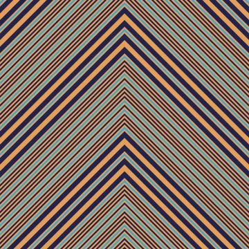 Orange Chevron Diagonal Stripes seamless pattern background Stock Illustration