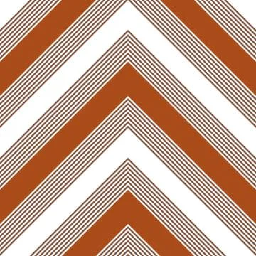 Orange Chevron Diagonal Stripes seamless pattern background Stock Illustration