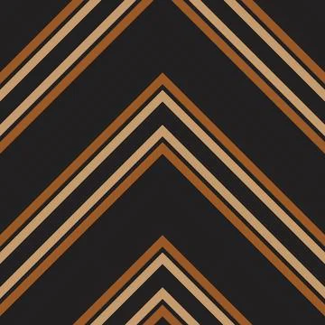 Orange Chevron Diagonal Stripes seamless pattern background Stock Illustration
