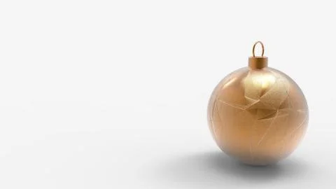 Orange Christmas balls with orange background. colorful xmas balls for christ Stock Illustration