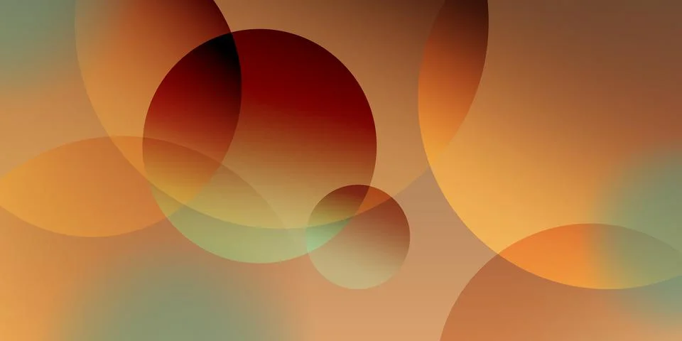 Orange circle background. Gradient background. Stock Illustration