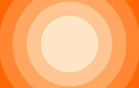 Orange circle background light to dark gradation,copy space,fresh concept. イラスト素材