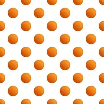 Orange circle button sewing pattern background Illustrazione stock