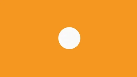 Orange circles and rounded rectangles animated on white and black backgroun.. Stock Footage 340940999