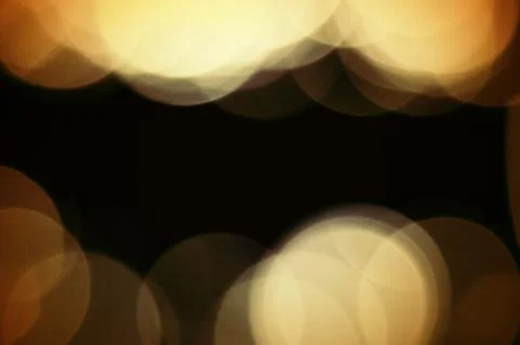 Orange circles border Stock Photos