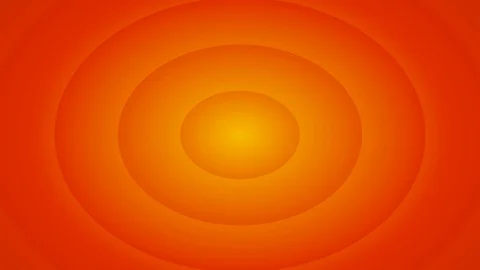 Orange Circles Comic Animated Background Stock Footage 126595446