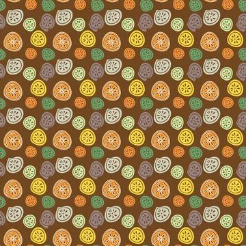 Orange circles Stock Illustration