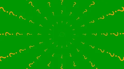 Orange circles question mark green Stock Footage 241321615