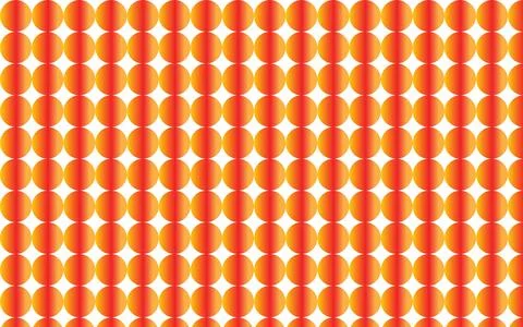 Orange circular arrow repeat seamless pattern for modern background 스톡 일러스트
