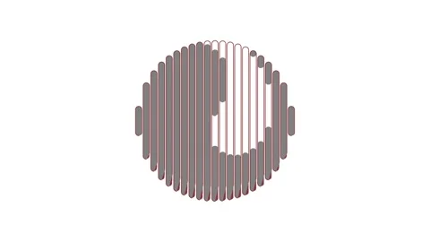 Orange circular loading icon animation | Stock Video | Pond5