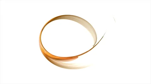 Orange Circular Motion Stock Footage 50092992