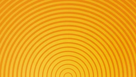 Orange Circular Pattern Background Loop. Stock Footage 286426273