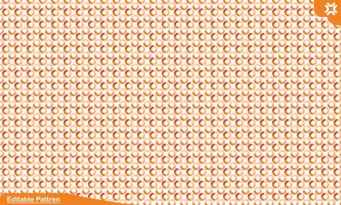 Orange circular pattern gradient background イラスト素材