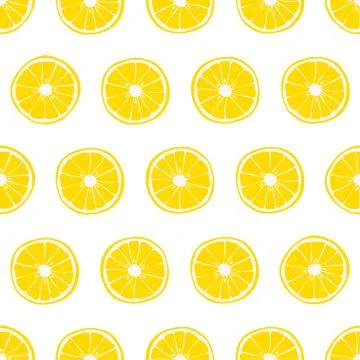 Orange citrus pattern Stock Illustration